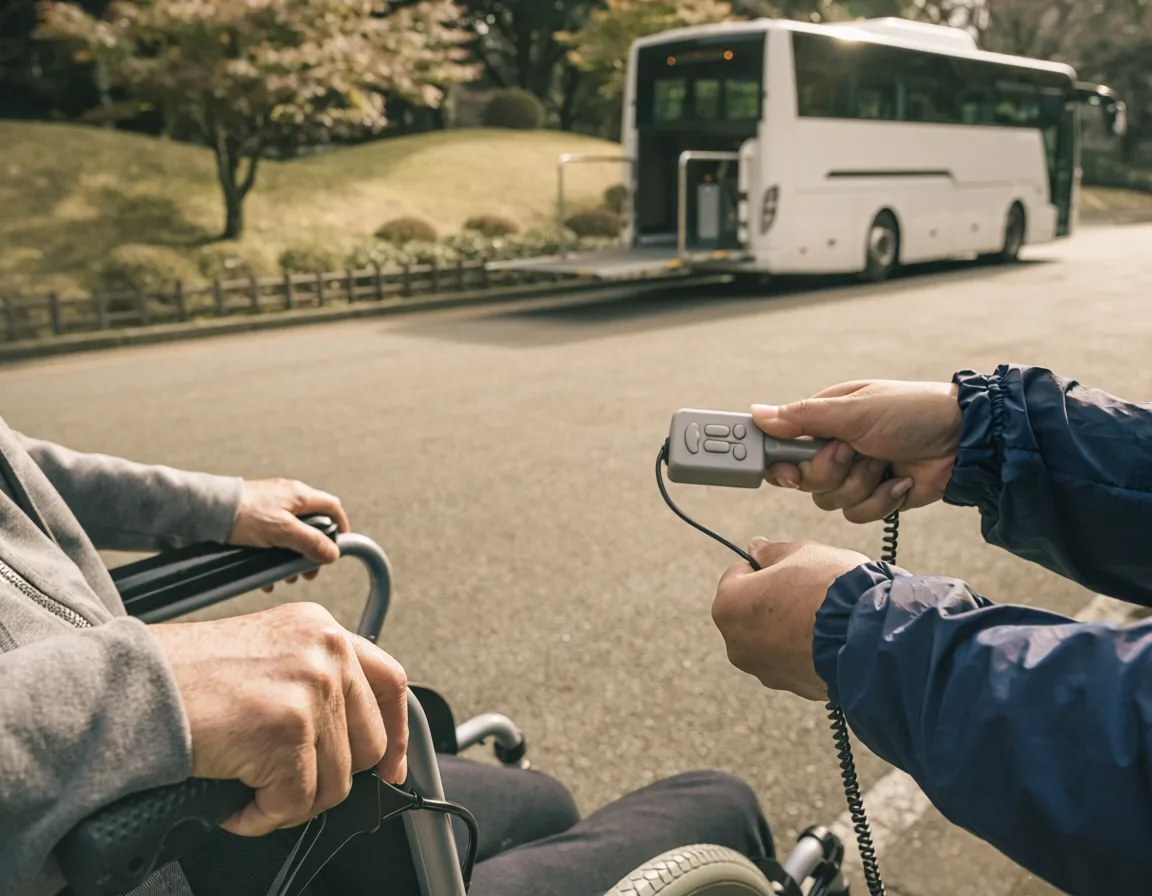 車椅子のまま乗れるリフト付き貸切バスは実在する